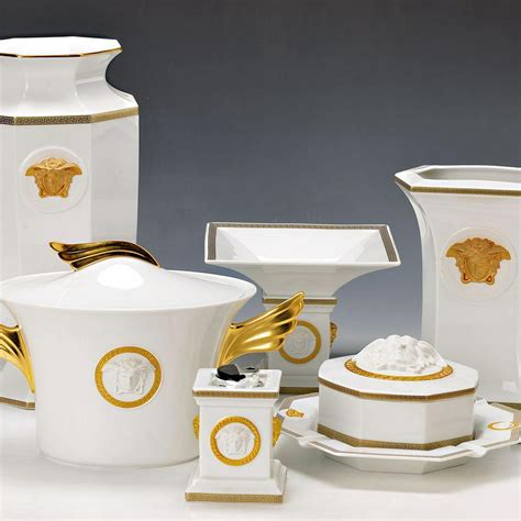 rosenthal versace gorgona|Three Pieces of Versace Gorgona by Rosenthal (Lot 2003 .